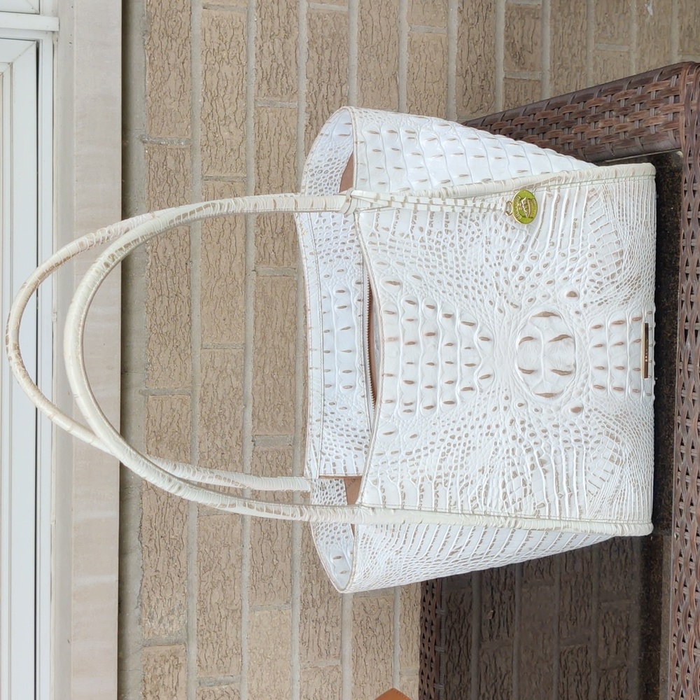 Brahmin White Tote